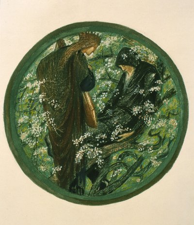 Nimue Beguiling Merlin with Enchantment, plate XV from 